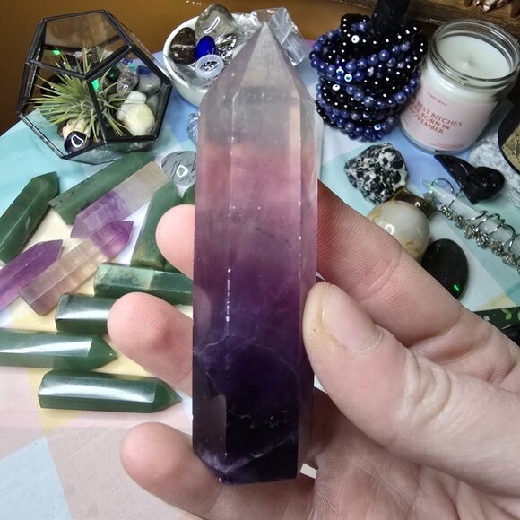 Fluorite Crystal Tower - Picture 3 of 5